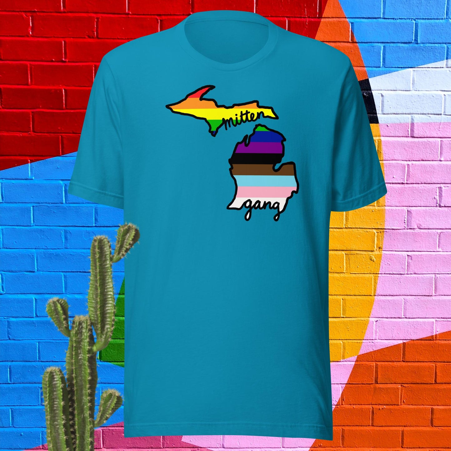 Pride Tee - Mitten Gang Outline (Gender-Neutral Sizing)