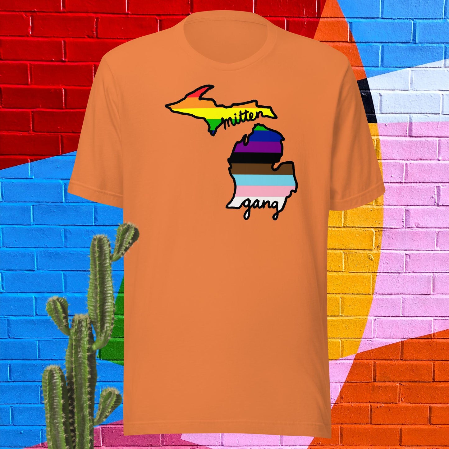 Pride Tee - Mitten Gang Outline (Gender-Neutral Sizing)