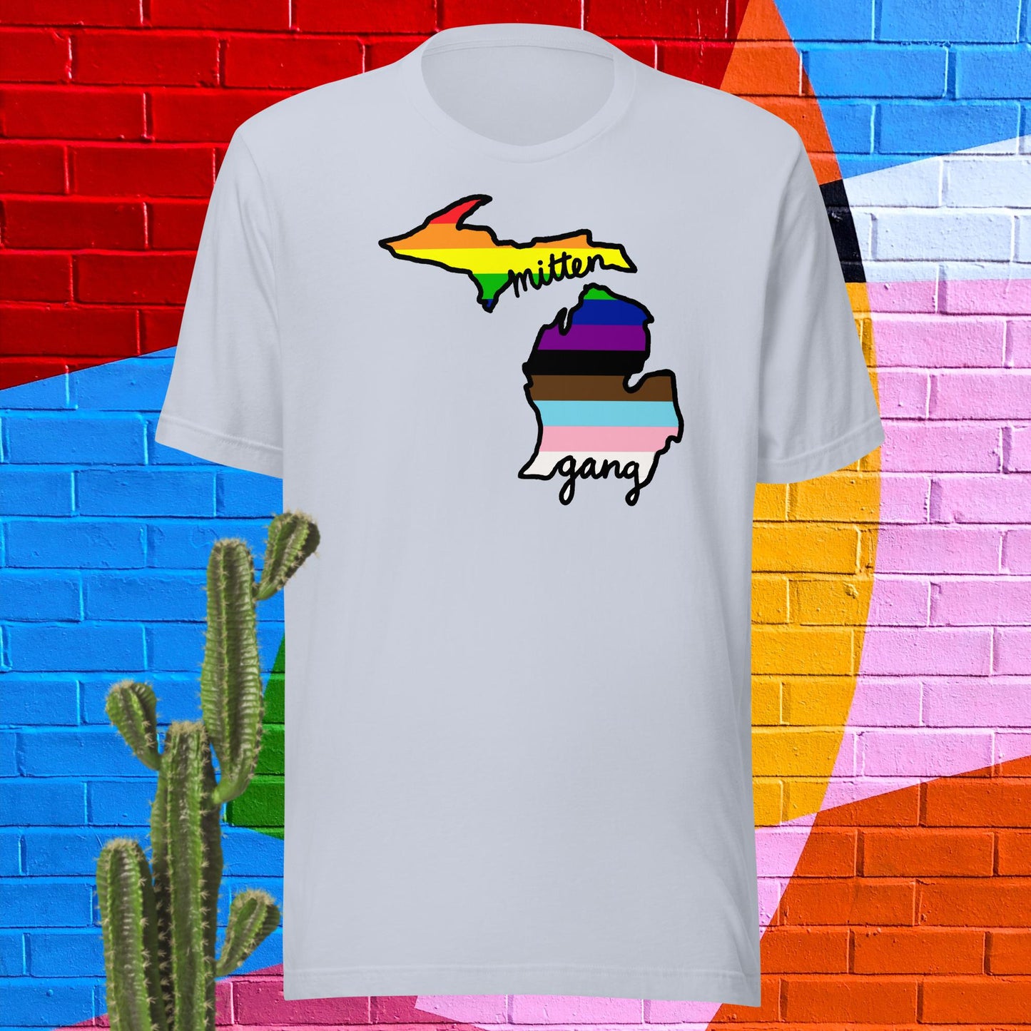 Pride Tee - Mitten Gang Outline (Gender-Neutral Sizing)