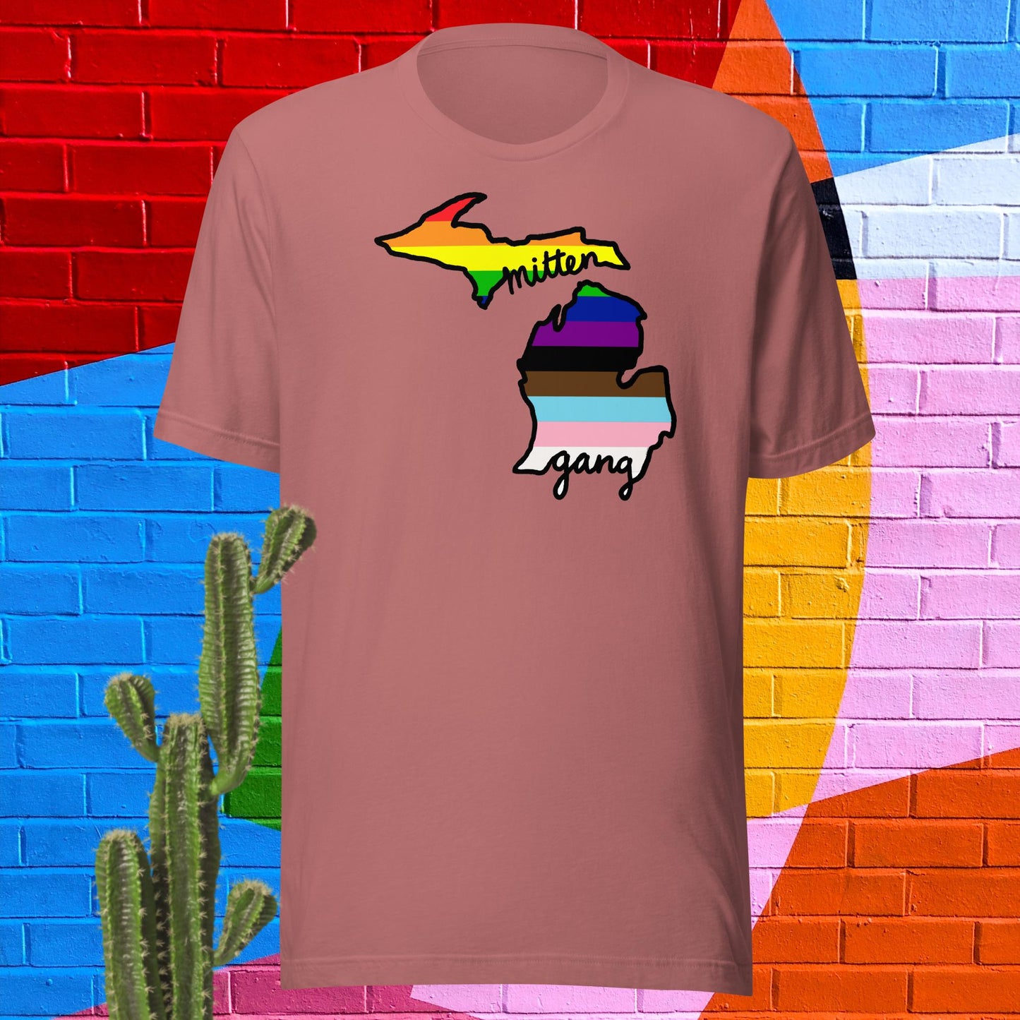 Pride Tee - Mitten Gang Outline (Gender-Neutral Sizing)