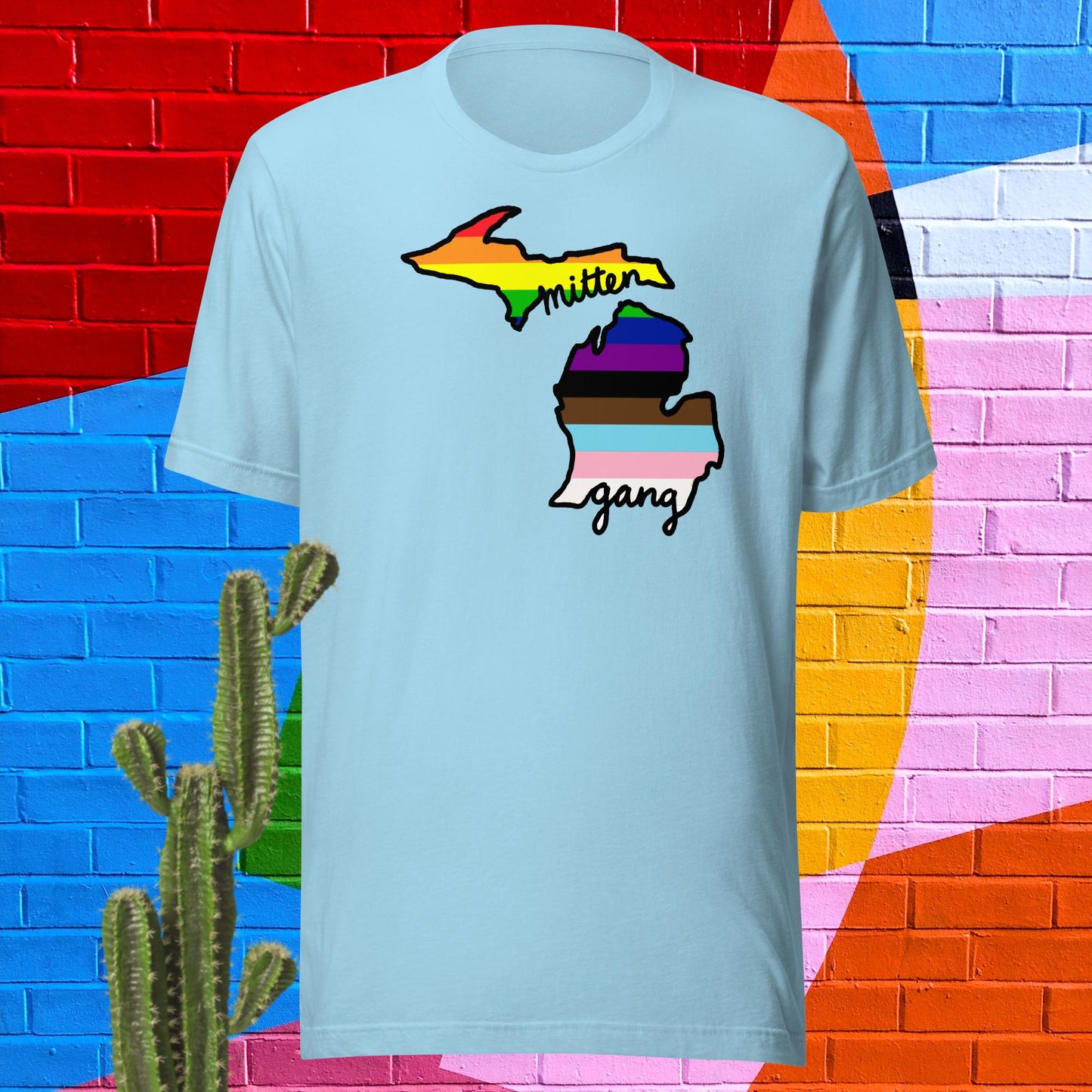 Pride Tee - Mitten Gang Outline (Gender-Neutral Sizing)