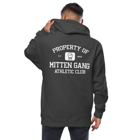 Mitten Gang Athletic Club Unisex Fleece Zip Up Hoodie