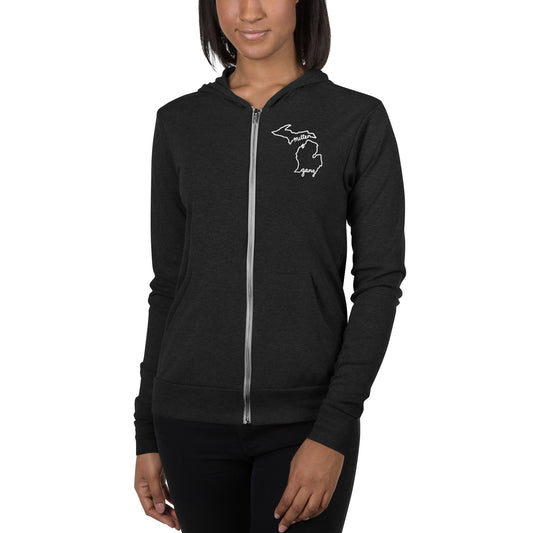 Spirit of Disc-troit Unisex Zip-Up Hoodie